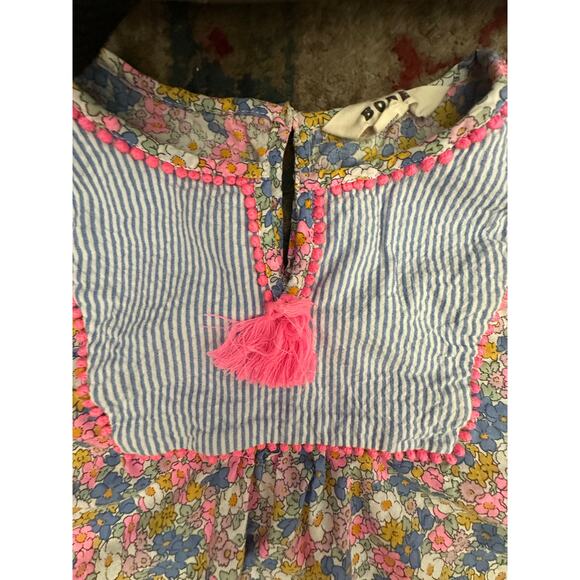 Mini Boden Girls' Multicolor Floral Print Pullover Dress Size 7-8 Years - Picture 3 of 7
